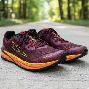 Altra Timp 2 Men's Maroon and Orange Athletic Shoes